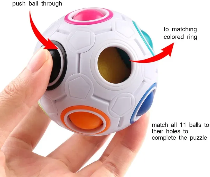 how to solve a puzzle ball fidget toy