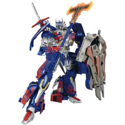 TAKARA TOMY Genuine Transformers Movie 5 TLK-15 L Optimus Prime Genuine Actionable Deformation Toy Collection Hobby Toy Gift