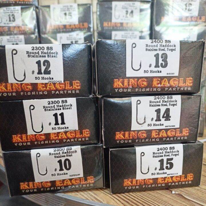 King Eagle Stainless Round Haddock Hooks Lazada PH
