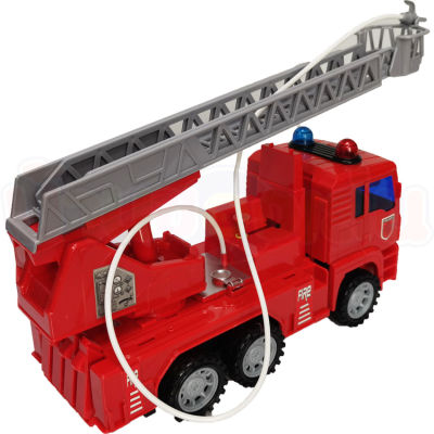 CFDTOY รถดับเพลิง ฉีดน้ำได้ คันใหญ่ รถของเล่น รถดับเพลิงของเล่นจับเข็น มีลาน 661-8