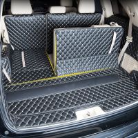 ❂❒ Leather Car Trunk Mats For Toyota Highlander 2009 2014 Cargo Liner Accessories