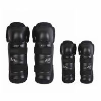 4pcs/set Sports Adult Elbow Knee Shin Armor Geer Guard Pads Protector for Bike Motorcycle Motorbike Bike Racing Skating  Pedometers