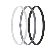 hot【DT】 3pcs/set Hair Band Silicone Non-Slip Headband Elastic Sweatband Hairband Set