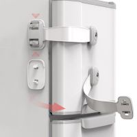 【CW】 Baby Safety Protection Lock Anti Clip Hand Door Closet Fridge Cabinet Drawer Safe lock Kids No Tools or Drilling