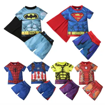 Justice League Superman Batman Flash Logo 8 PC Briefs Underwear Boy Size 6