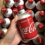 Coca Cola Nhật Bản chai nhôm nắp vặn 300ml