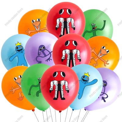 10/20pcs Rainbow Friends Latex Balloons Colorful Baby Shower Party Supplies Birthday Party Decorations for Kids Toy Globos Sets