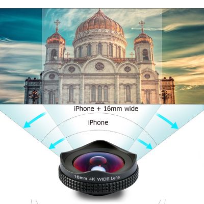 APEXEL 2 in 1 Mobile Phone Lens 16MM 4k Super Wide angle Lens with CPL Filter for all Smartphone Camera Lens lente para celularTH