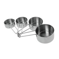 ชุดถ้วยตวง (1X4 ชิ้น/ชุด) / STAINLESS STEEL MEASURING CUP SET