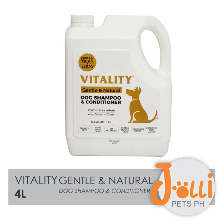 Vitality Dog Shampoo & Conditioner 4L Lazada PH