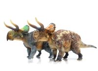 GRTOYS X HAOLONGGOOD 1/35 Nasutoceratops Titusi Model Dinosaur Animal Figure Collector Realistic Scene Decoration Kids Gift Toy