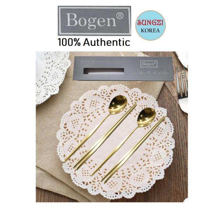 BOGEN Queens Spoon & Chopsticks Set (2 items) Made in Korea Lazada PH