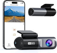 navycrest Dash Cam 4K WiFi 2160P Dash Camera for Cars, Car Camera Dash Cam Front Recorder, Dashcam for Cars with App, 24 Hours Parking Mode, G-Sensor, Night Vision, Loop Recording, Support 256GB Max