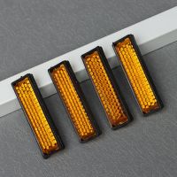 2023 NEW 4Pcs Mountain Bike Pedal Reflector Bicycle Pedal Cycling Equipment Night Ride Reflective Foot Reflector Pedal Accessories