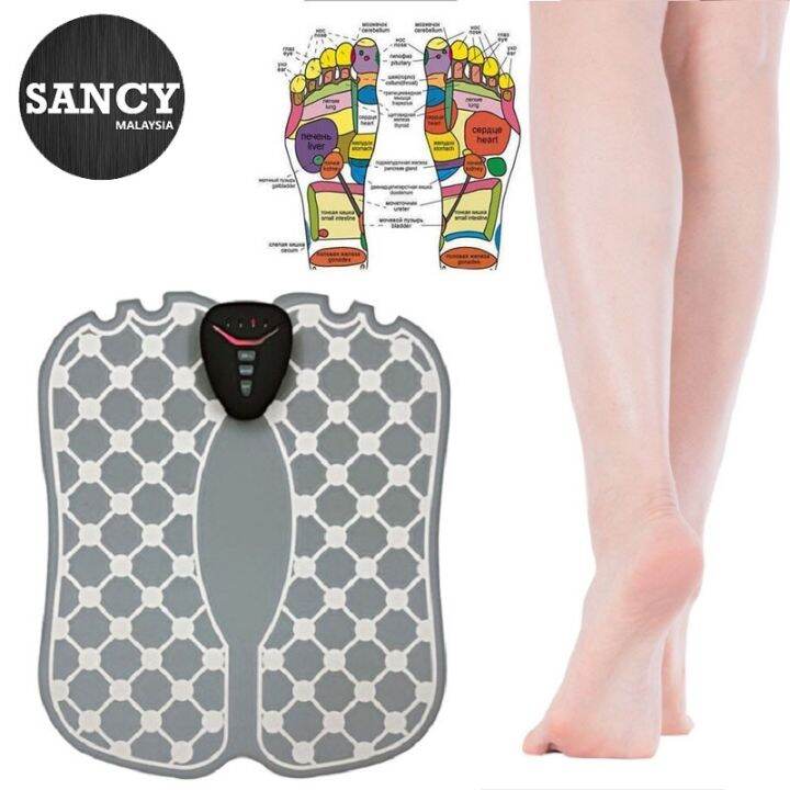 Sancy EMS Foot Massager Pad Foot Vibrator Wireless Muscle Stimulator