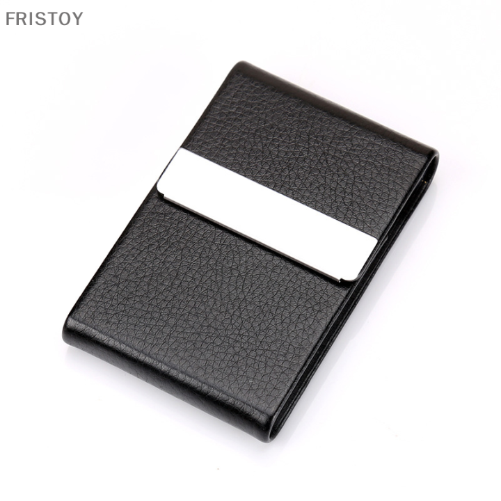 fristoy-เคสใส่นามบัตรกระเป๋าด้านนอกเป็นสแตนเลสสตีลกันแรงดันกันน้ำกล่องบุหรี่โลหะแบบฝาพับกล่องบุหรี่