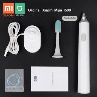 【LZ】♝  XIAOMI-MIJIA T500 Escova de Dentes Elétrica Escova Sônica Inteligente Clareamento Ultrassônico Vibrador Dentes Higiene Oral Sem Fio Limpador Novo