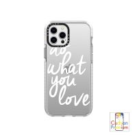 (Best Seller) CASETiFY Casing for iPhone 12 / 12 Pro Frost Impact Case Collection Do What You Love  ของแท้ 100% (เคส iphone)