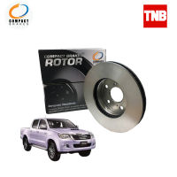 Compact Brakes จานเบรค จานดิสเบรคหน้า สำหรับ TOYOTA VIGO, 4x2 Prerunner 4x4 โตโยต้า วีโก้ พรีรันเนอร์