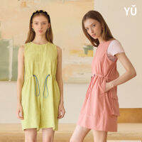 YU - Weekend Jumpsuit ( สีใหม่ : Lime / Salmon )