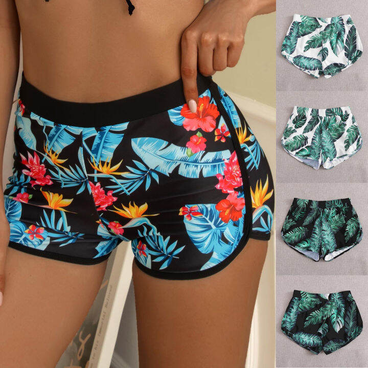 Womens lace swim on sale shorts