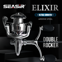 SEASIR ELIXIR Double Handle Grip Rocker Ultra Smooth Spinning Fishing Reel LT2000 LT3000 3000 Series 9+1BB Gear 5.2:1  Saltwater Fishing Reel Air drive Spool