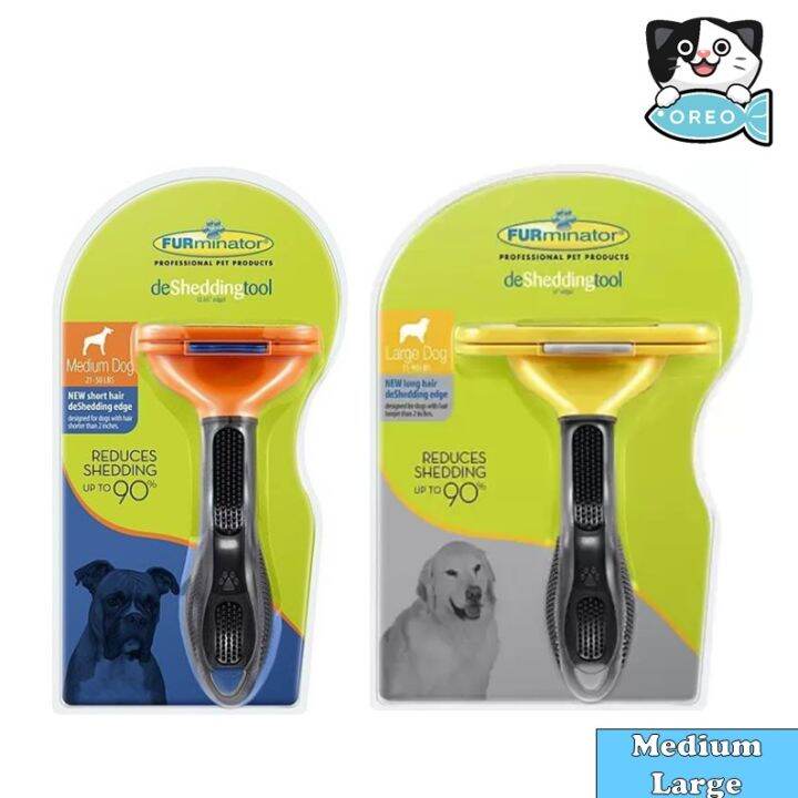 Pet Deshedding FURminator Tools / Desedder Comb/ Grooming Tools Size M