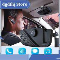 Dgdfhj Shop Wireless Car Sun Visor Handsfree Speaker Audio Kit Bluetooth-compatible 5.0 Receiver Earphone Phone Clip Speakerphone