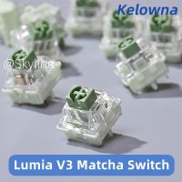 【In Stock】Kelowna Lumia V3 Matcha Linear Switch 5-Pins 55g Factory Lubrication Mechanical Keyboard Customized Switch