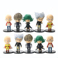 KAKACS ของขวัญอนิมหนึ่งหมัดผู้ชายหุ่นไซตามะ Genos Saitama ฟิกเกอร์แอคของเล่นแบบชุดสะสมจากญี่ปุ่นขนาด9-11ซม.