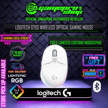Logitech G Wireless Gaming Combo, G715 Keyboard Linear + G705 Mouse,  Customizable LIGHTSYNC RGB Lighting, Lightspeed Wireless, Bluetooth