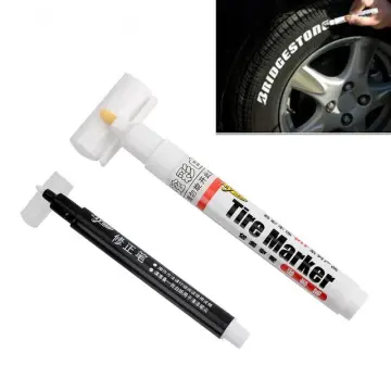 White Tire Permanent Paint Marker Pen Car Tyre Rubber Universal