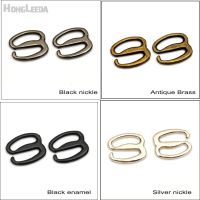 【cw】 100pcs/lot 10mm shoe lady sandal buckle 9 shape underware bra silver black bronze free shipping BK-018