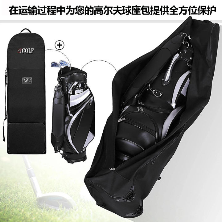 ถุงกอล์ฟแอร์กระเป๋าเดินทางกระเป๋ากอล์ฟคลับพับได้อุปกรณ์กอล์ฟกับล้อกระเป๋าใส่โน๊ตบุ๊คแบบพกพา
