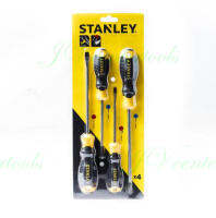 STANLEY 66-671 ชุดไขควงมาตรฐาน4ชิ้น แฉก-แบน