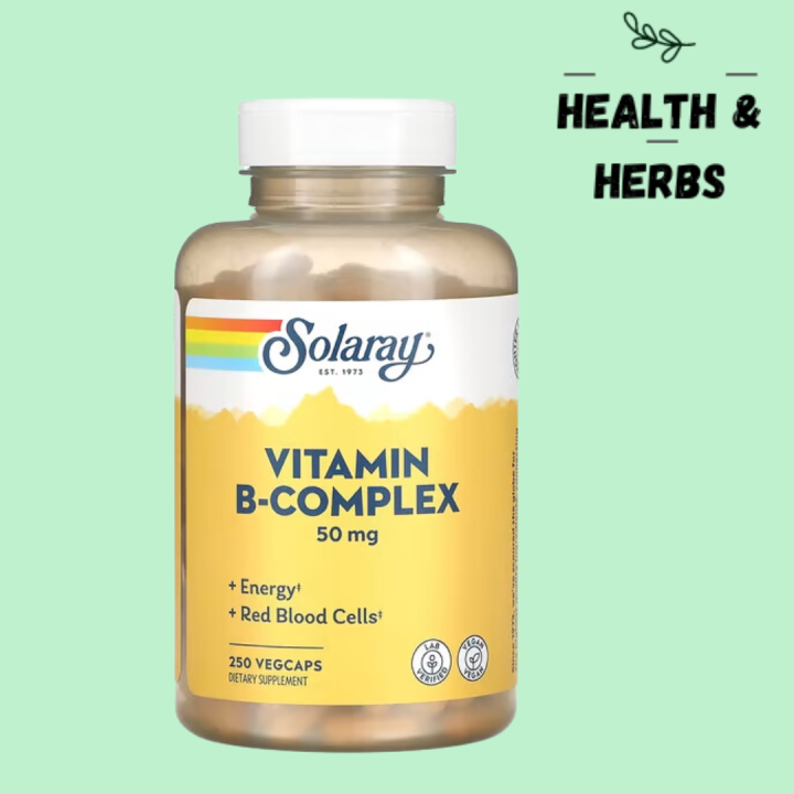 Health & Herbs Solaray, Vitamin 50 mg, 250 VegCaps Lazada PH