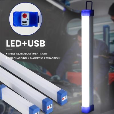 LED Emergency Lights DC5V 30W 60W 80W USB Rechargeable Outdoor Camping Lamps for Home Power Failure Work Light 17cm-52cm