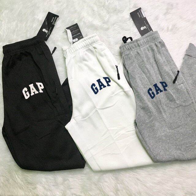 Plain Cotton GAP Jogger Pants With Zipper Maliit Korean Lazada PH