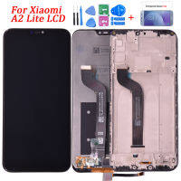 【☑Fast Delivery☑】 jing0saf สำหรับจอแสดงผล Lcd Xiaomi Mi A2 Lite พร้อมหน้าจอสัมผัส Digitizer แทนการประกอบสำหรับ Xiaomi Redmi 6 Pro พร้อมกรอบภาพ Lcd