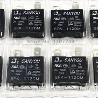 1Pcs Original SANYOU Relay SFK-112DM 12VDC 20A 250VAC 4Pins Air Conditioner Relay can replace JQX-102F HF102F-12V G4A-1A-E-12V Electrical Circuitry Pa