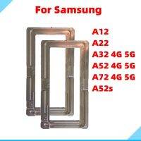 แม่พิมพ์โลหะสำหรับ Samsung A12 A22 A32 A52 A72 4G 5G A52s กระจกด้านนอก Lcd จอแสดงผลเลนส์กาวโอก้าการจัดตำแหน่งแม่พิมพ์ซ่อม