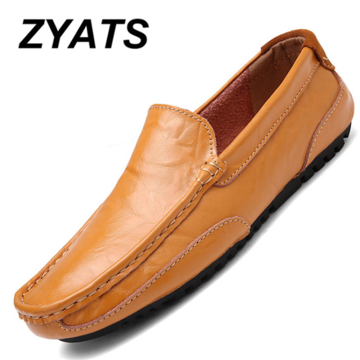 zyats-รองเท้าลำลองรองเท้าหนังแฟชั่นผู้ชาย-รองเท้าธุรกิจทำมือระดับไฮเอนด์