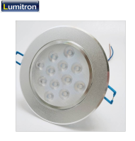 โคมไฟดาวน์ไลท์ปรับมุมได้ LED 12W #LMDL-1009 ก 13.5 ส 5.5ซม. วอร์มไวท์ ครบชุด