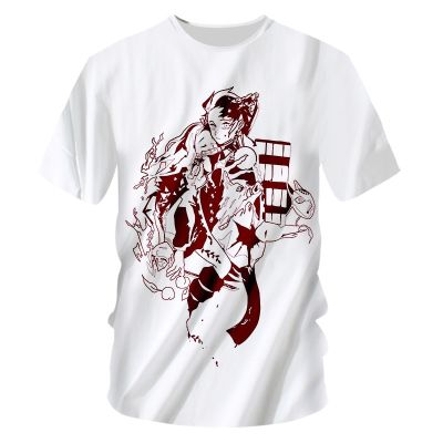 Demon Slayer Blade Character Costume For Boys Jappen Print T-shirts Anime Shirt For 100% Cotton Gildan