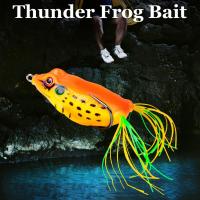 Thunder Frog Luya Bait No Weed Design Sturdy Double Hook Fishing Lures Bait For Fishing Tackle LureLures Baits