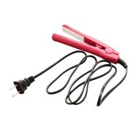 【LZ】۞☑☄  Profissional mini portátil cerâmica plana ferro alisador de cabelo splint não deslizamento design ferramentas estilo cabelo para viagens