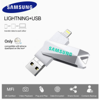 Samsung แฟลชดิสก์ USB ขนาด512GB ขนาด1TB สำหรับ IPhone14/13/12/11/X/8/7/6 /iPad แอนดรอยด์ชิ้น