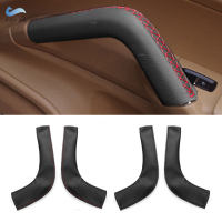 For Porsche Cayenne 2011 2012 2013 2014 2015 2016 Hand Stitched Car Door / Center Armrest Handle Microfiber Leather Cover Trim Pipe Fittings Accessori