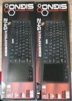 Keyboard Signo Wireless 2.4G  KW-721 Touchpad Pro-Series