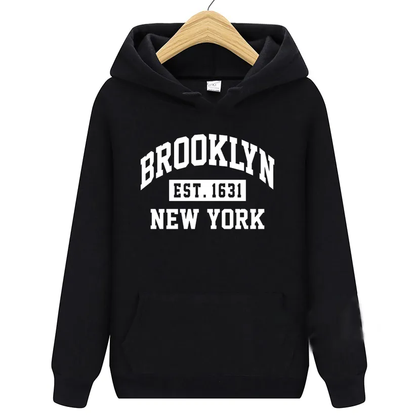 Brooklyn Est 1631 Hooded Sweatshirt - Grey